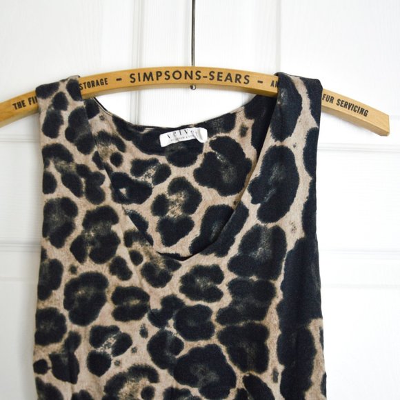 VELVET Graham & Spencer Leopard Print Tank Top - Picture 3 of 6